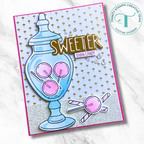 Trinity Stamps Candy Jar Stamp Die and Stencils Bundle suckers
