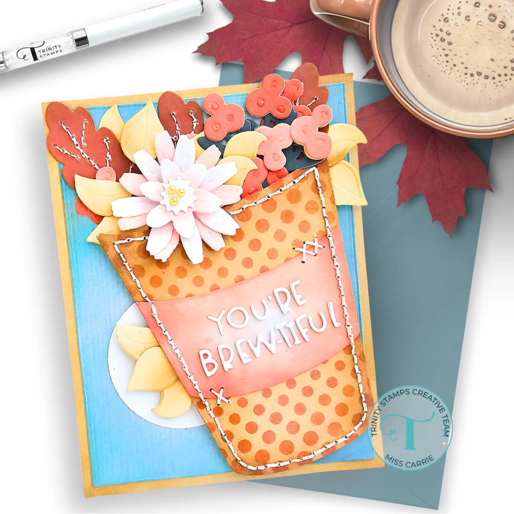 Trinity Stamps Coffee On The Go Die Set tmd-356 brew