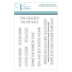 Trinity Stamps Cooler Sentiments Clear Stamp Set 260616-tps