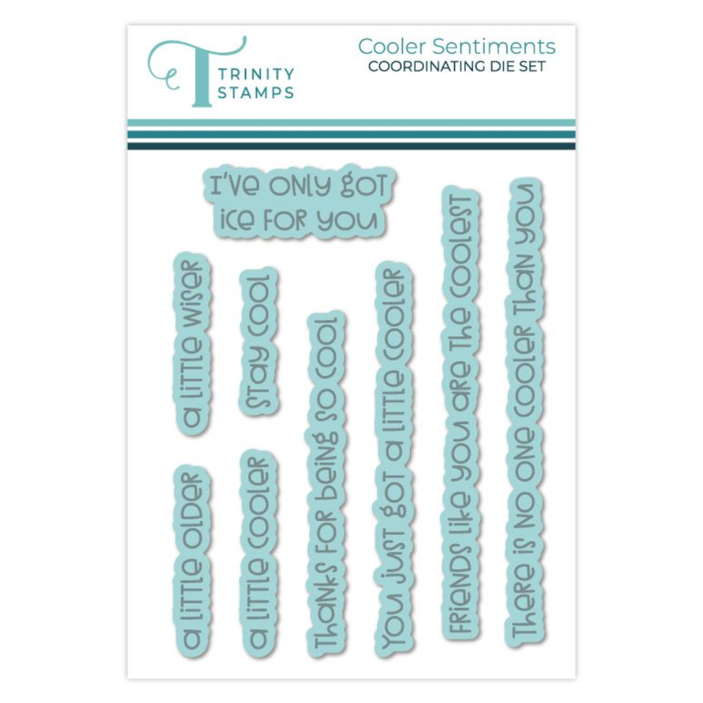 Trinity Stamps Cooler Sentiments Die Set 260616-tcd