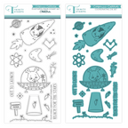 Trinity Stamps Cosmic Carrots Stamp and Die Bundle