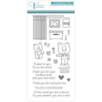 Trinity Stamps Cozy Bear, MD Clear Stamp Set tps-381