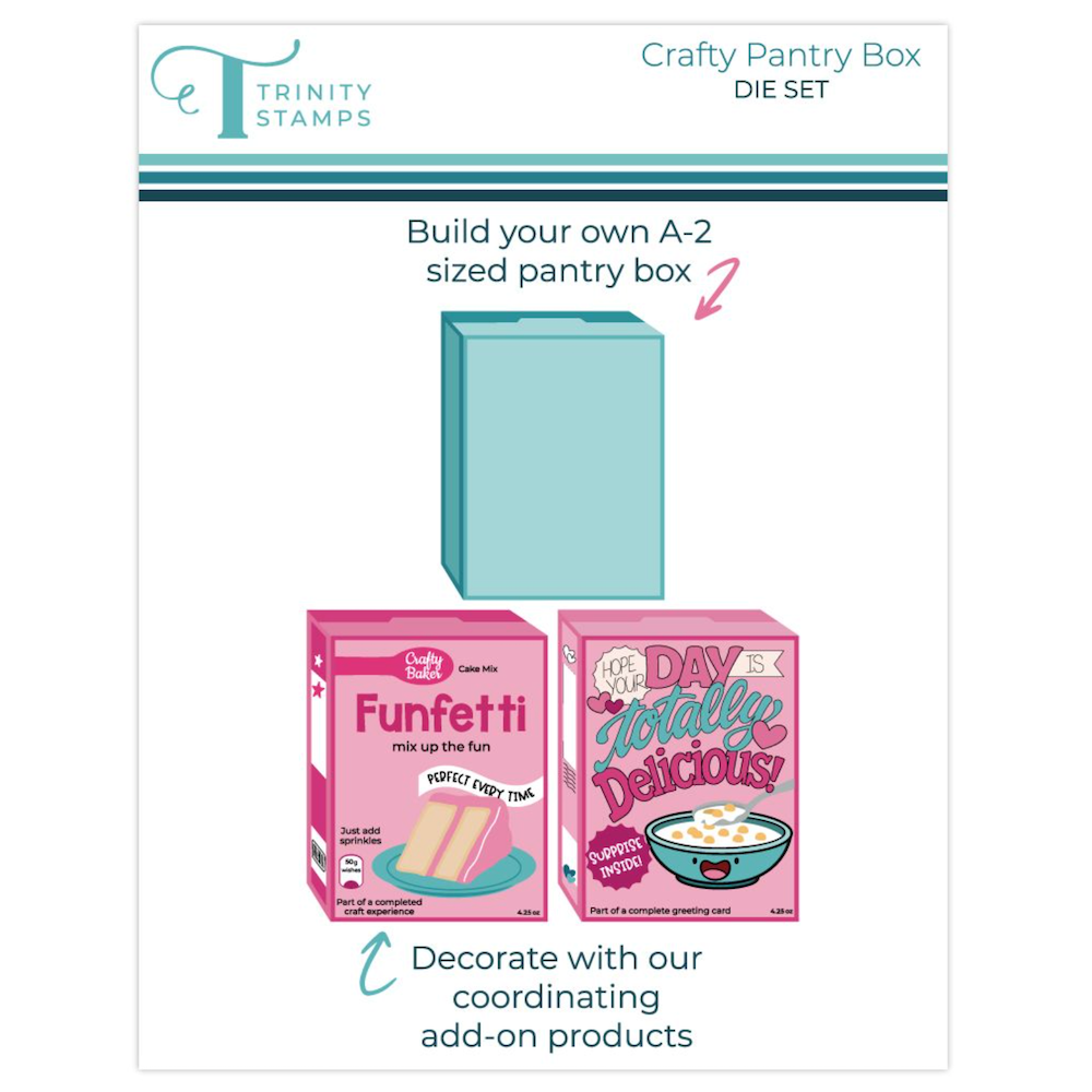 Trinity Stamps Crafty Pantry Box Die Set 260608-tmd fun