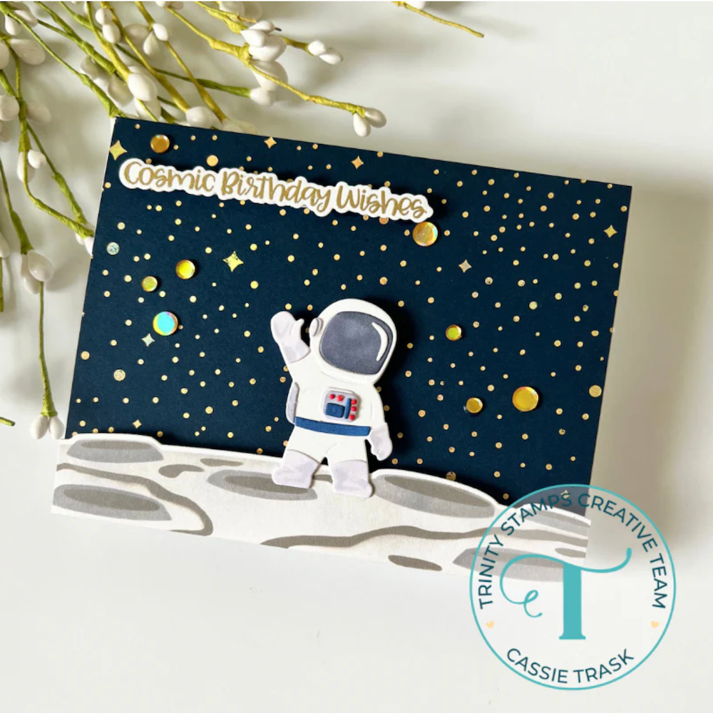 Trinity Stamps Crater Layers Die and Stencil Set tss-088 space