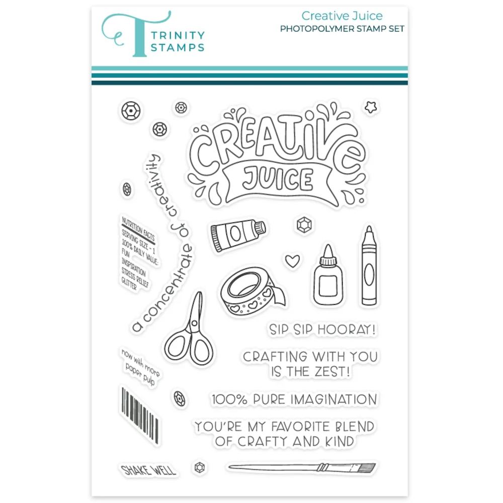 Trinity Stamps Creative Juice Clear Stamp Set 260802-tps