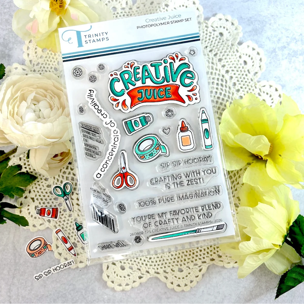 Trinity Stamps Creative Juice Clear Stamp Set 260802-tps products