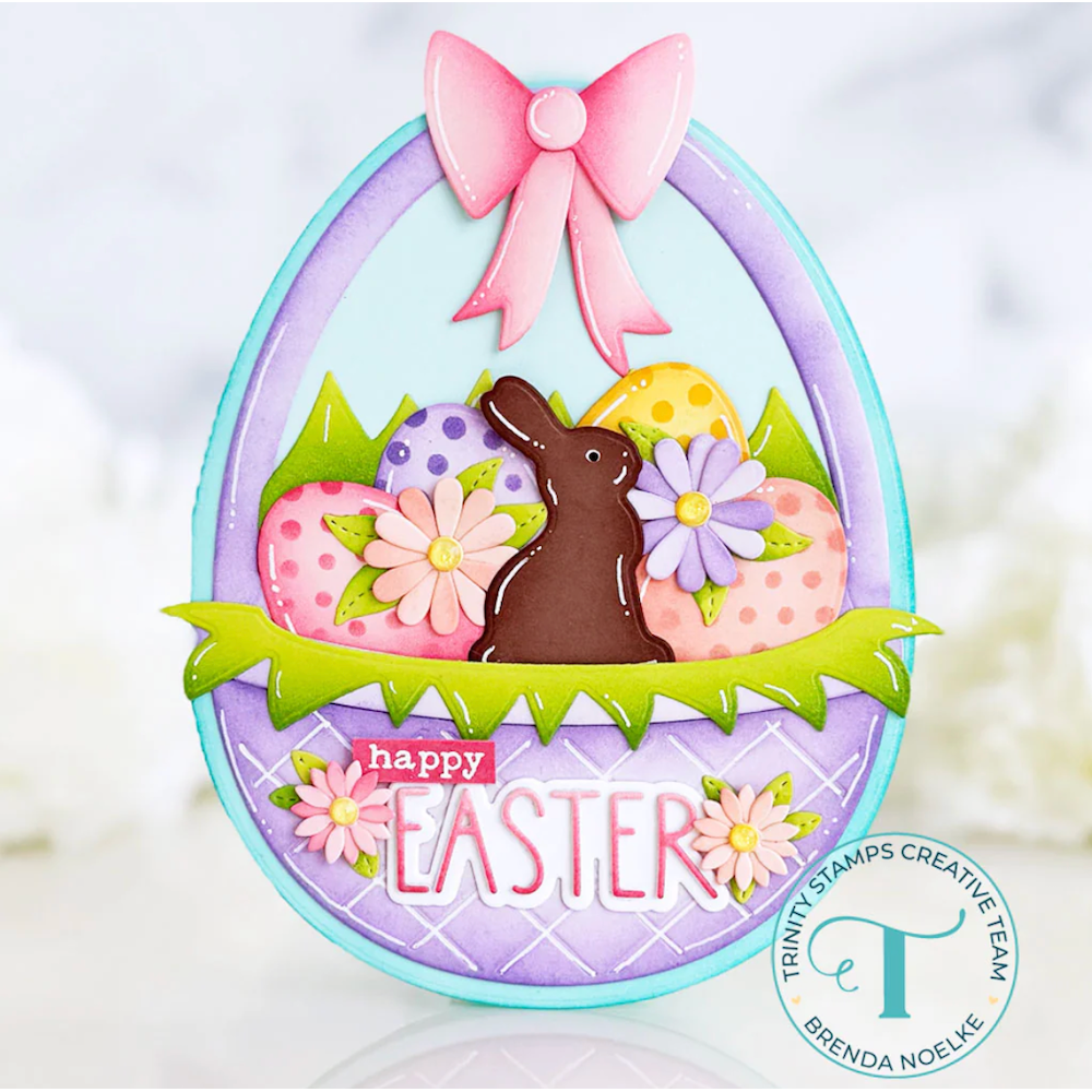 Trinity Stamps Easter Basket Add-On Die Set 260203-tmd happy