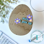 Trinity Stamps Egg-Shaped Card Die Set 260202-tmd good