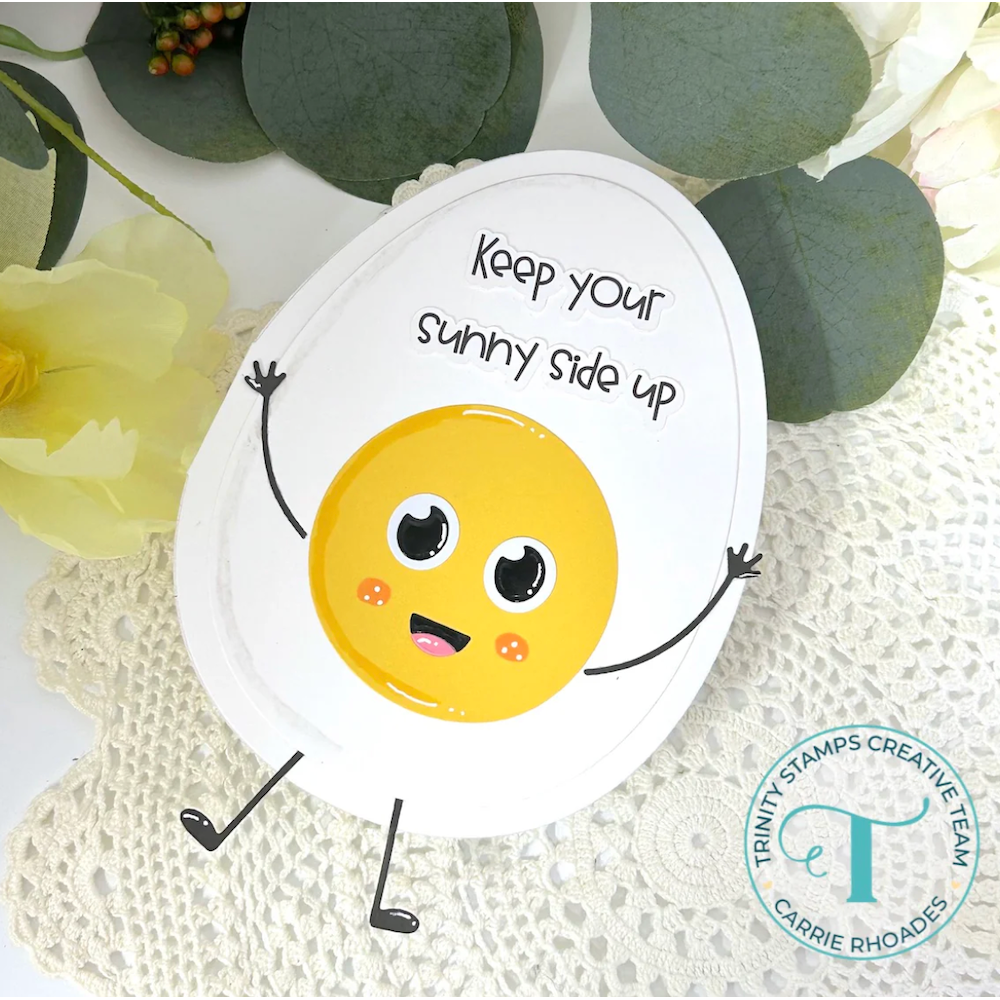 Trinity Stamps Egg-Shaped Card Die Set 260202-tmd sunny
