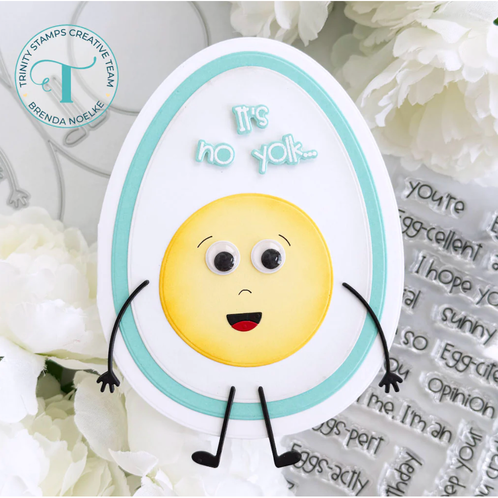 Trinity Stamps Egg-Shaped Card Die Set 260202-tmd yolk