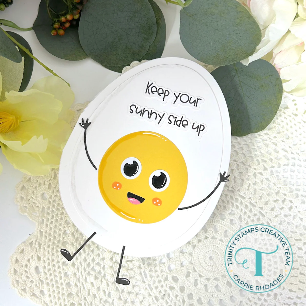 Trinity Stamps Egg-ceptional Sentiments Clear Stamp Set 260210-tps sunny