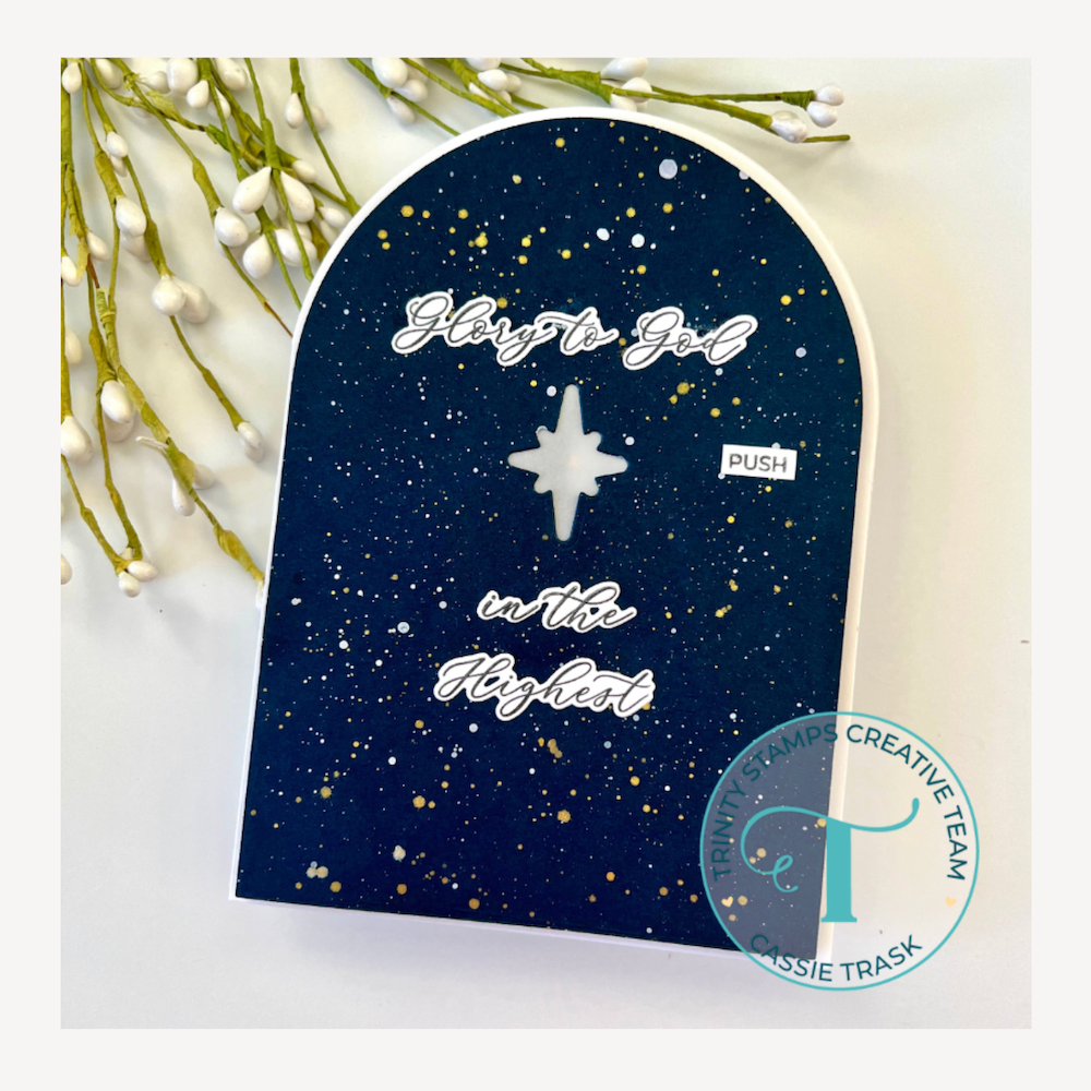 Trinity Stamps Elegant Christmas Sentiments Die Set tmd-c361 glory