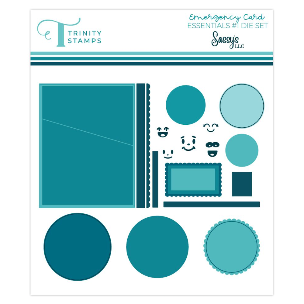 Trinity Stamps Emergency Card Essentials 1 Die Set tmd-216