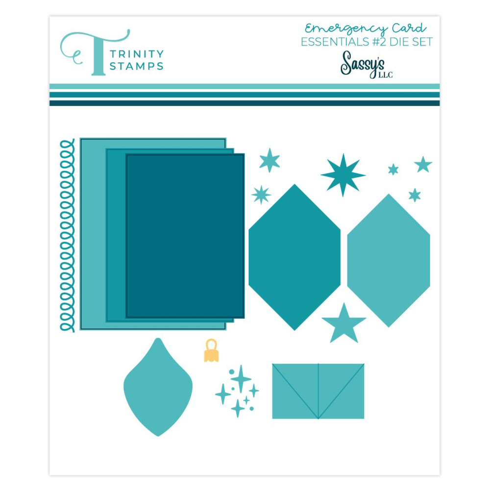 Trinity Stamps Emergency Card Essentials 2 Die Set tmd-324