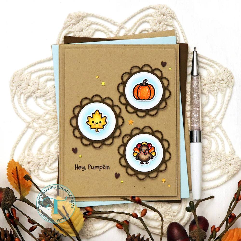 Trinity Stamps Fall Stuffies Clear Stamp Set 260810-tps leaf