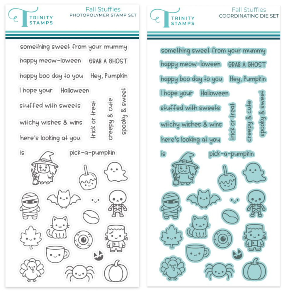 Trinity Stamps Fall Stuffies Stamps and Dies Bundle