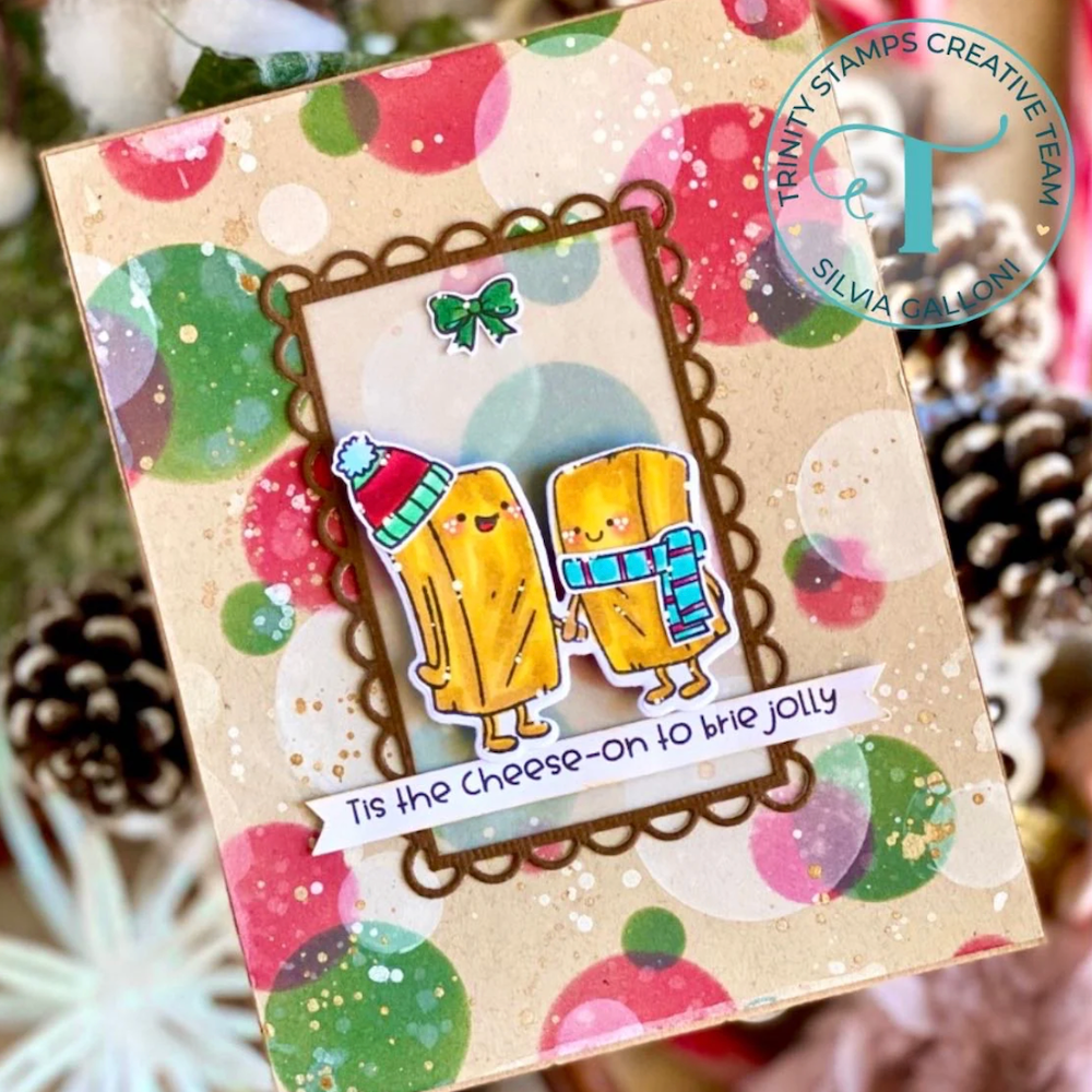 Trinity Stamps Festivi-cheese Clear Stamp Set tps-391 brie