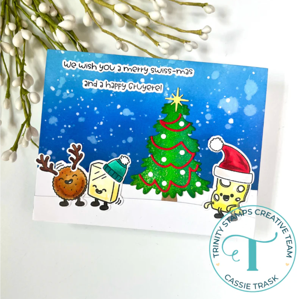 Trinity Stamps Festivi-cheese Die Set tmd-c391 happy