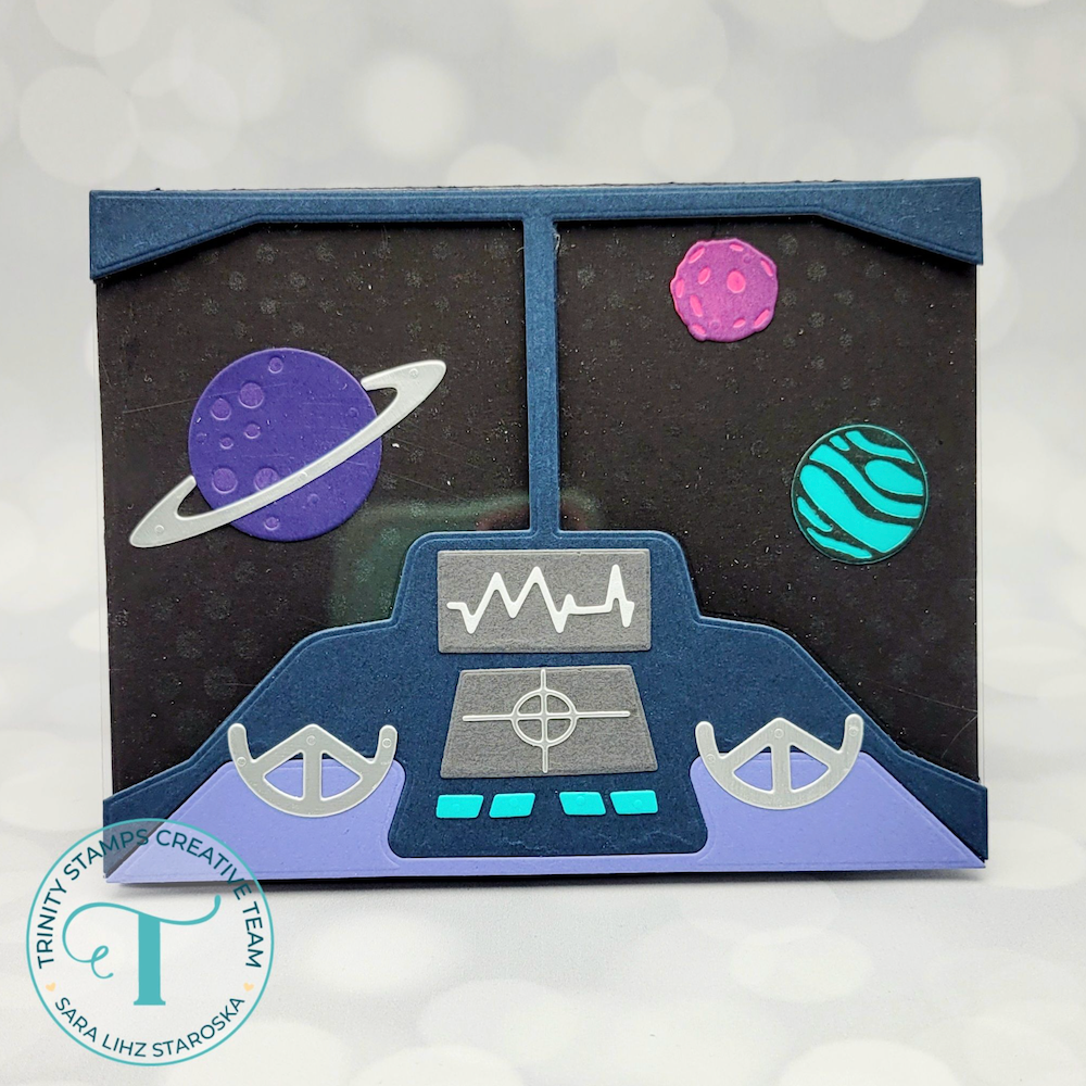 Trinity Stamps Flight Deck Die Set tmd-330 space