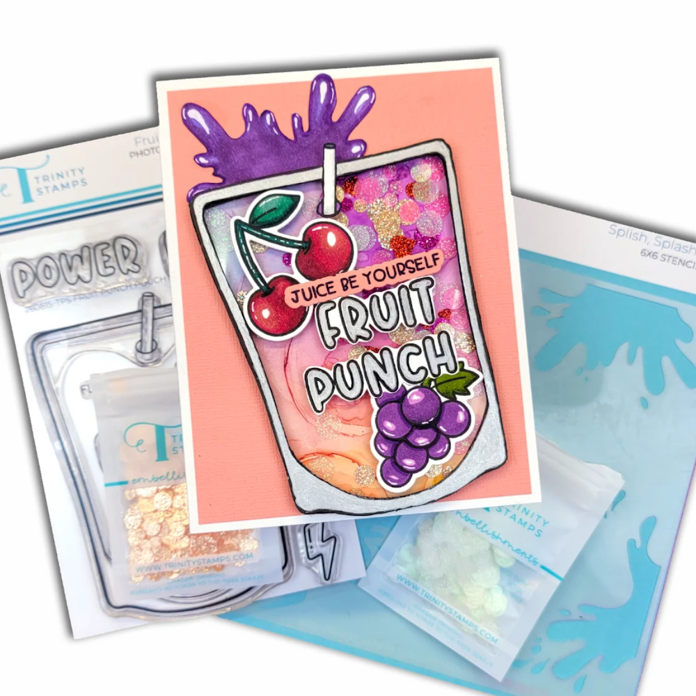 Trinity Stamps Fruit Bunch Clear Stamp Set 260805-tps punch