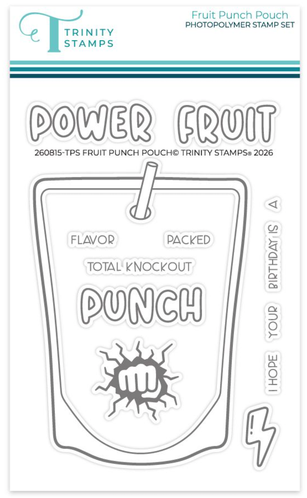 Trinity Stamps Fruit Punch Pouch Clear Stamp Set 260815-tps