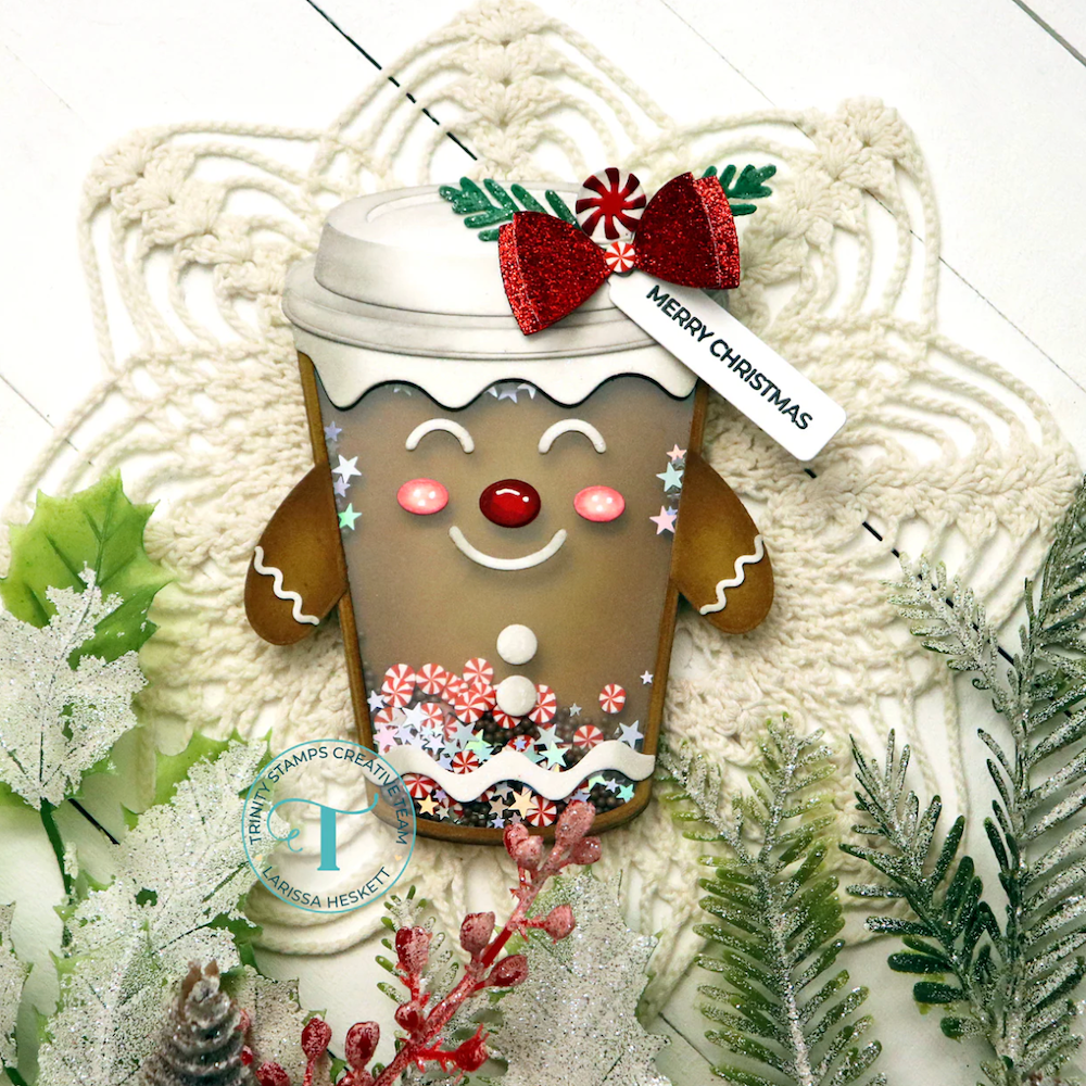 Trinity Stamps Gingerbread Cup Character Add-On Die Set tmd-358 merry
