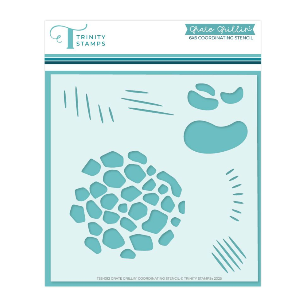 Trinity Stamps Grate Grillin' Stencil Set tss-092