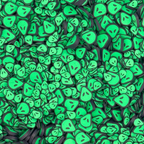 Trinity Stamps Green Invasion Clay Embellishment Mix emb-0302 face