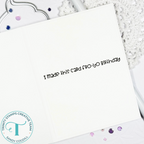 Trinity Stamps Greetings Fro-Yo Cards Clear Stamp Set 260607-tps birthday
