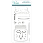 Trinity Stamps Half Pint Jar Stamp Stencil and Die Bundle