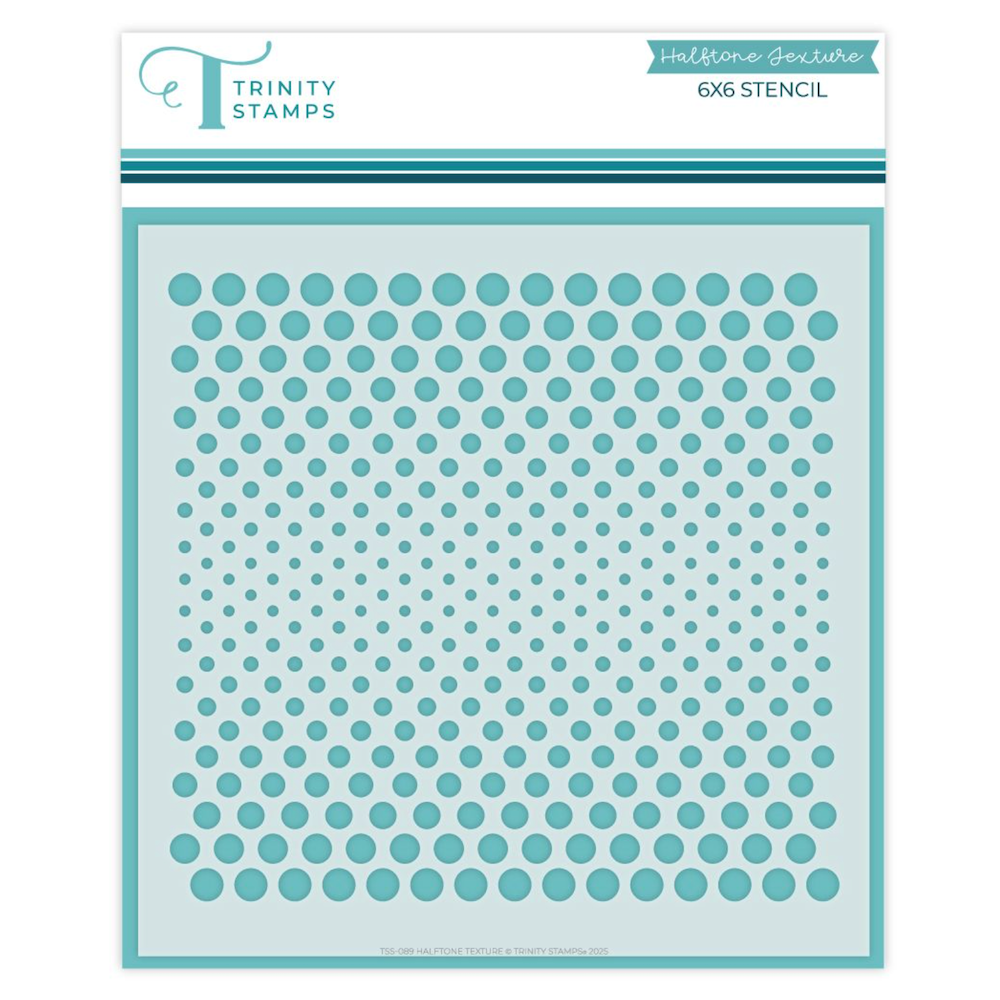 Trinity Stamps Halftone Texture Stencil Set tss-089