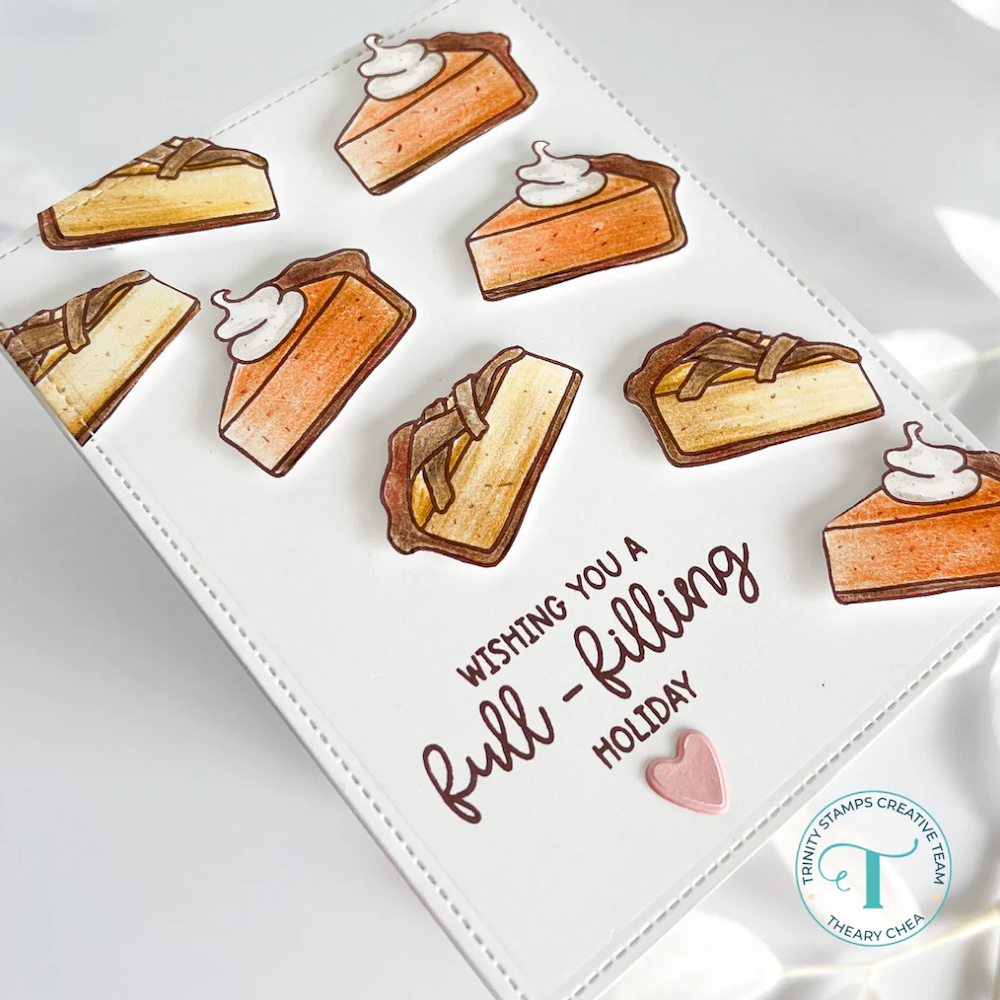 Trinity Stamps Hap-pie Day Clear Stamp Set tps-345 filling