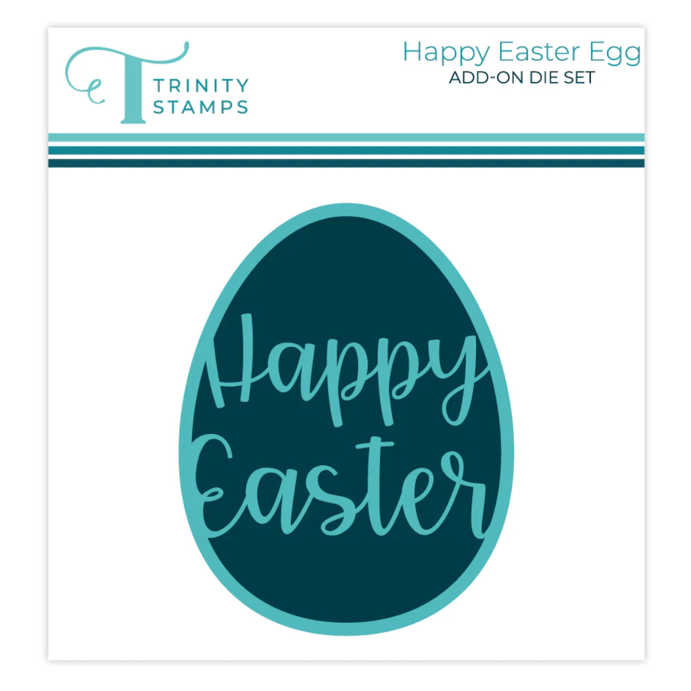 Trinity Stamps Happy Easter Egg Add-On Die Set 260204-tmd