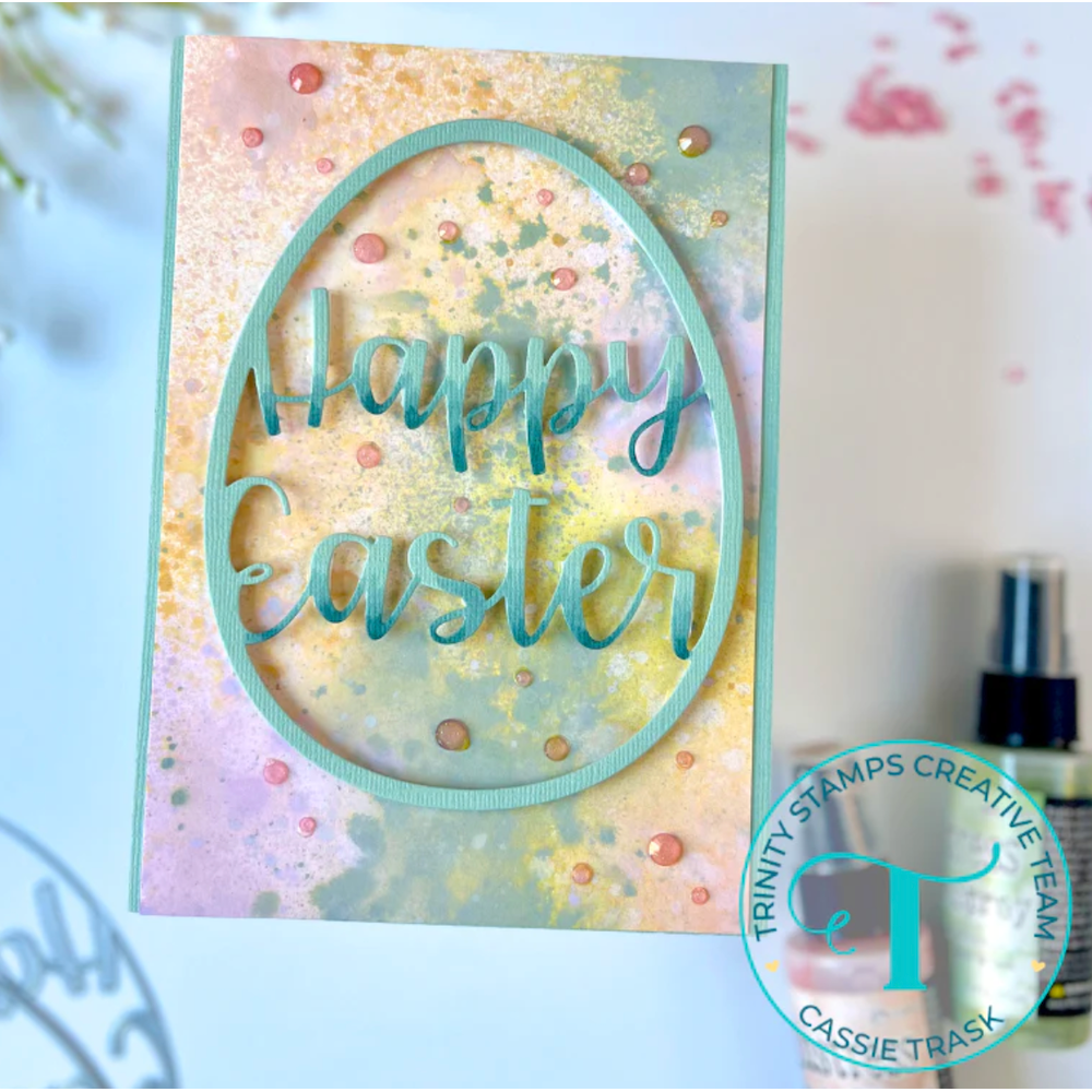 Trinity Stamps Happy Easter Egg Add-On Die Set 260204-tmd pastel