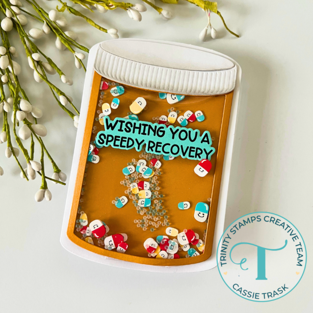 Trinity Stamps Happy Pills Clay Embellishment Mix emb-0246 speedy