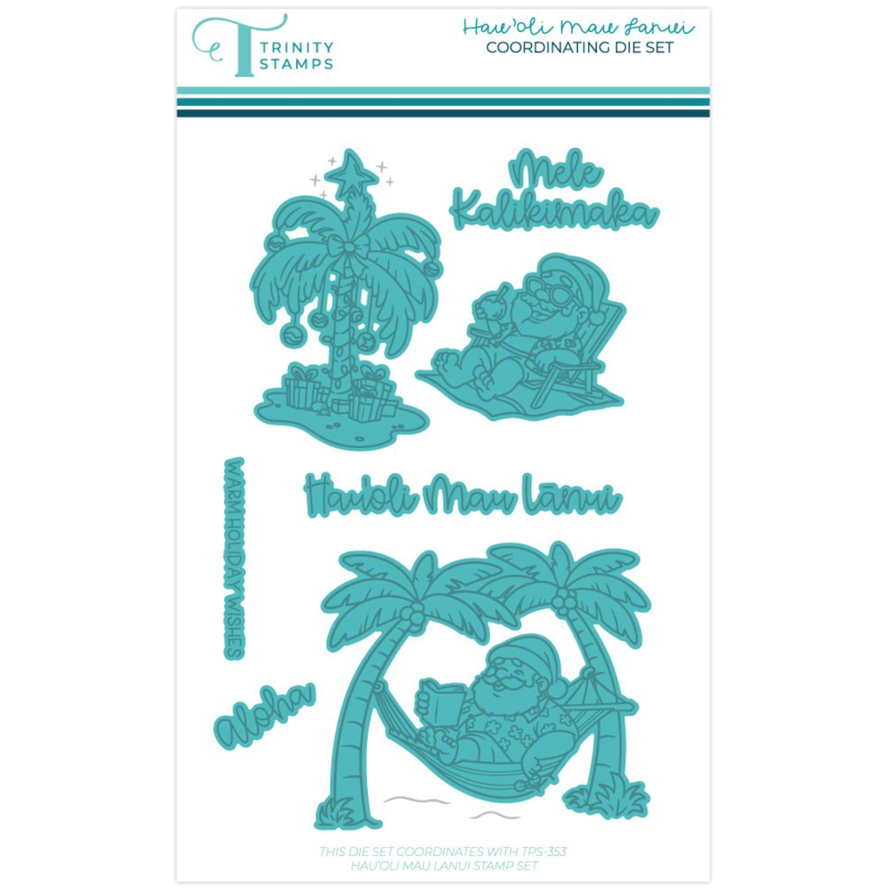 Trinity Stamps Hau’oli Mau Lanui Die Set tmd-c353