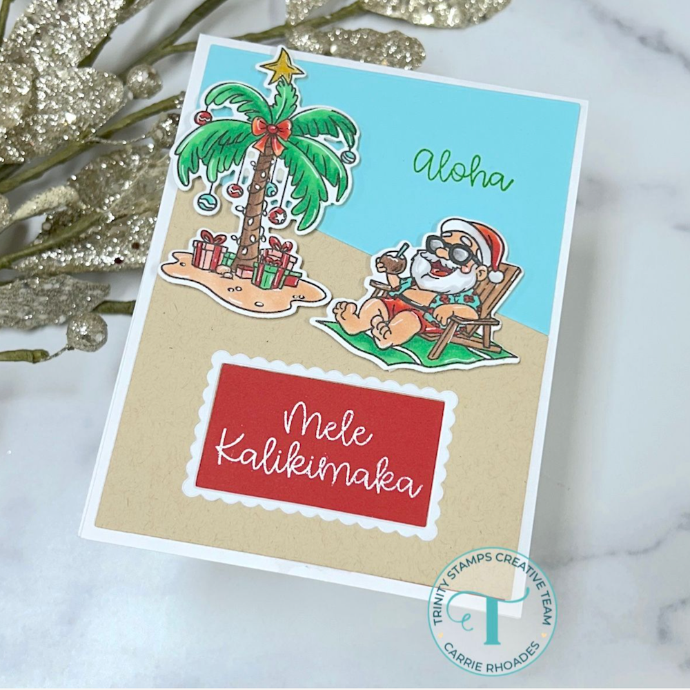 Trinity Stamps Hau’oli Mau Lanui Die Set tmd-c353 aloha