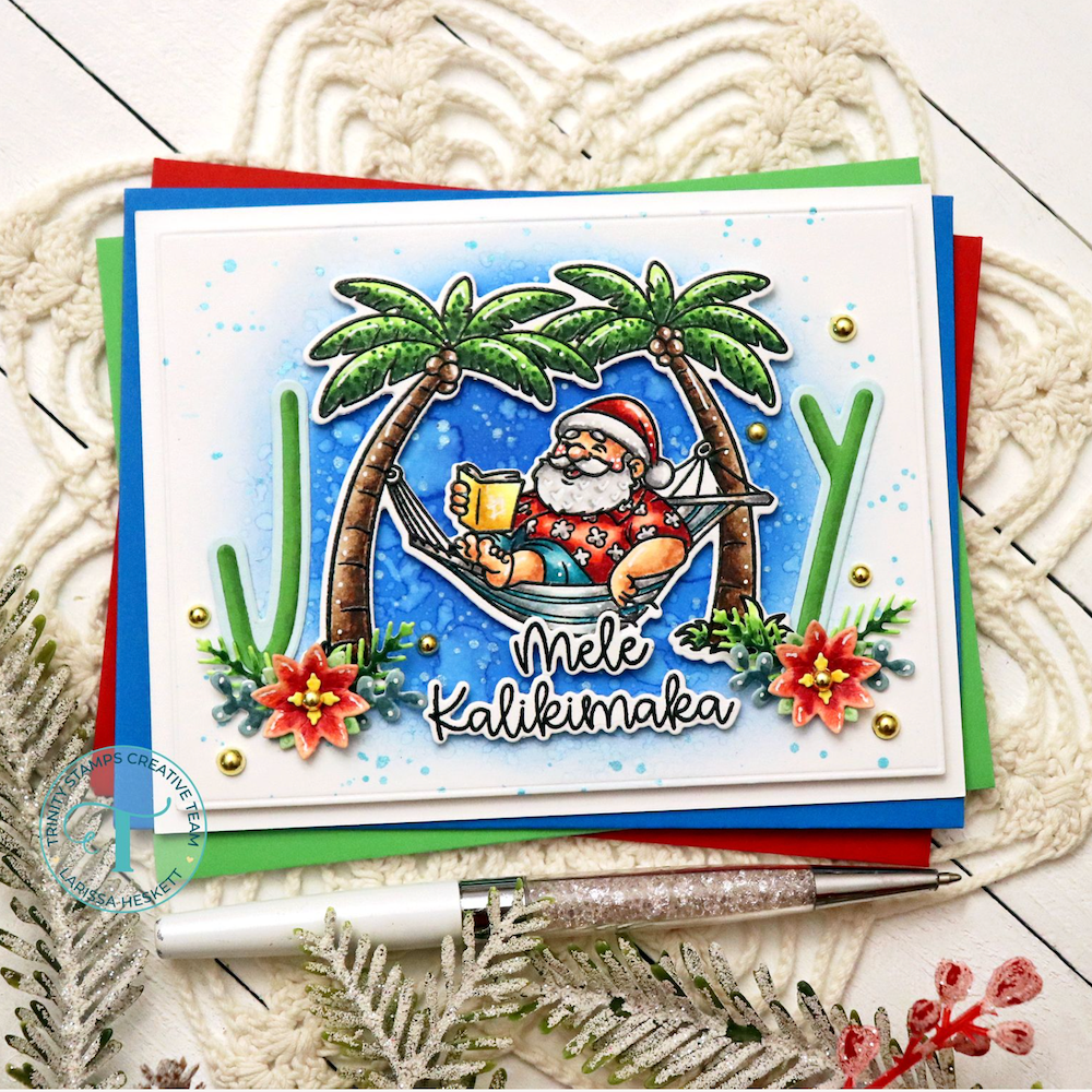 Trinity Stamps Hau’oli Mau Lanui Die Set tmd-c353 palm