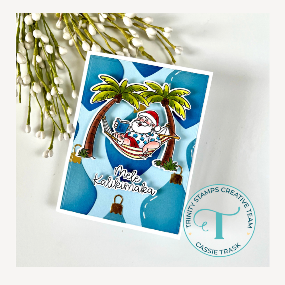 Trinity Stamps Hau’oli Mau Lanui Die Set tmd-c353 santa