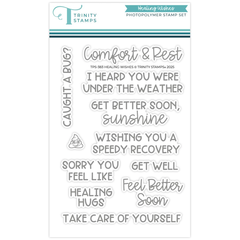 Trinity Stamps Healing Wishes Clear Stamp Set tps-383