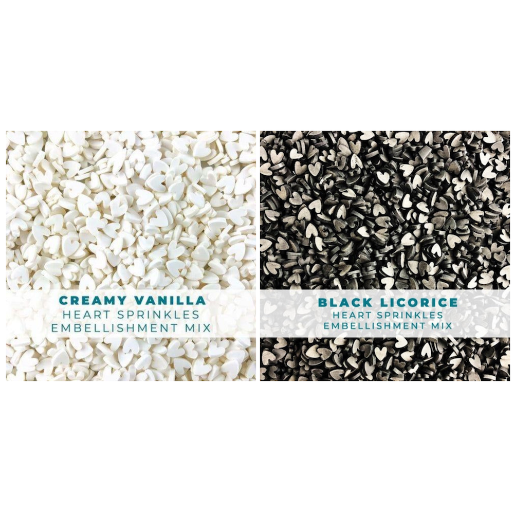 Trinity Stamps Heart Sprinkles Embellishments Bundle