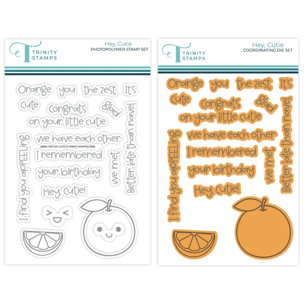 Trinity Stamps Hey, Cutie Stamps and Dies Bundle
