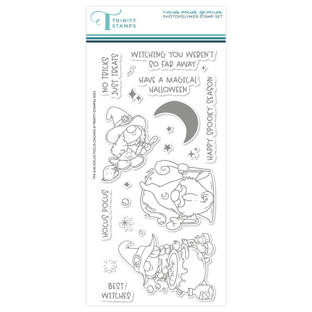 Trinity Stamps Hocus Pocus Gnomes Stamp and Die Bundle