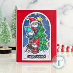 Trinity Stamps Holiday Gnome Stacks Clear Stamp Set tps-358 tree