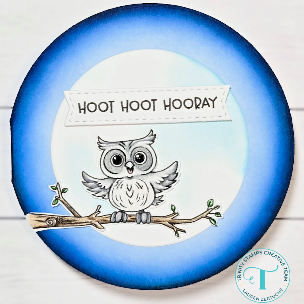 Trinity Stamps Hoot Hoot Hooray Die Set tmd-c39 blue