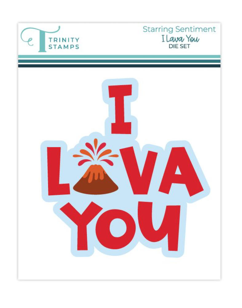 Trinity Stamps I Lava You Starring Sentiment Die Set 260703-tmd