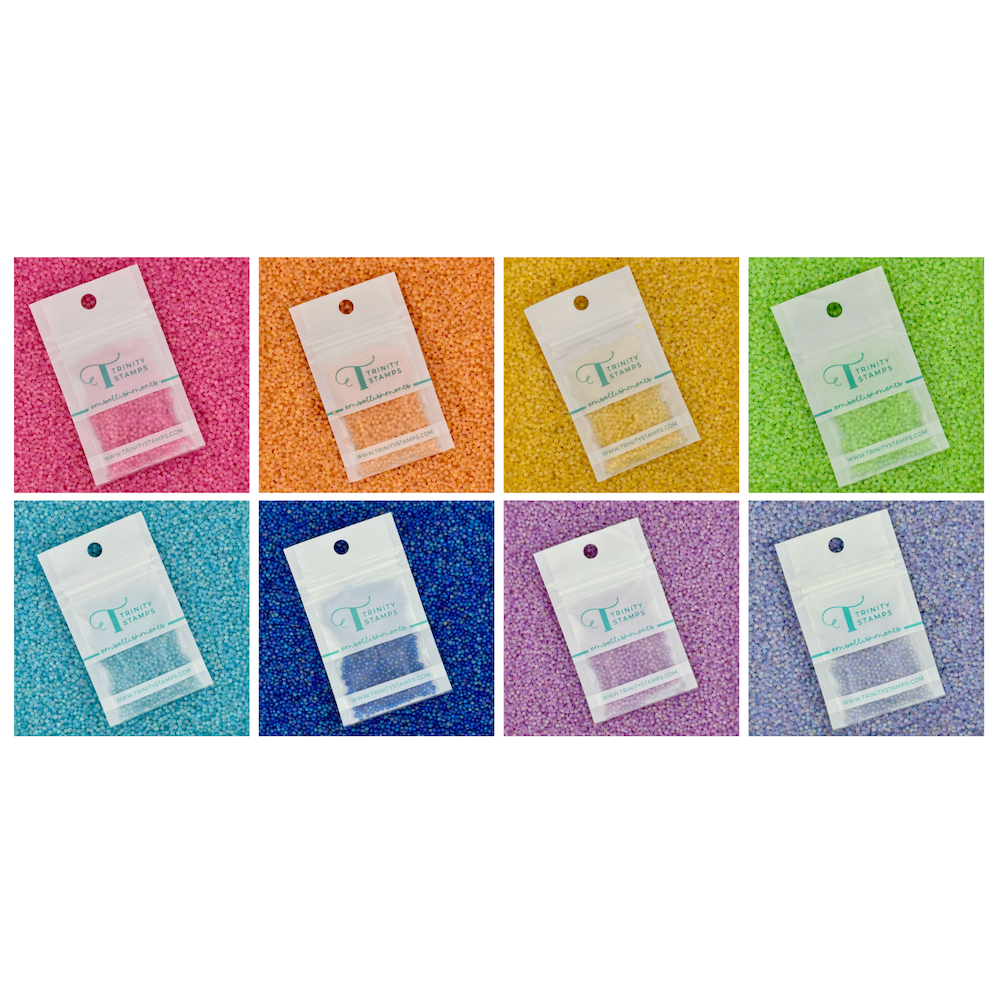 Trinity Stamps Iridescent Shaker Pop Embellishments Bundle