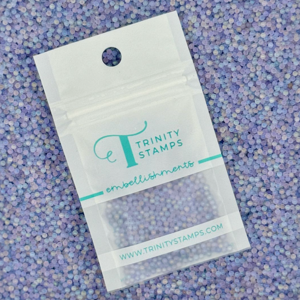 Trinity Stamps Iridescent Shaker Pop Embellishments Bundle liliac