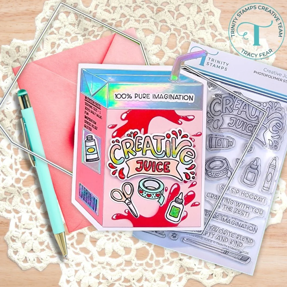 Trinity Stamps Juice Box Shaped Card Die Set 260801-tmd creative