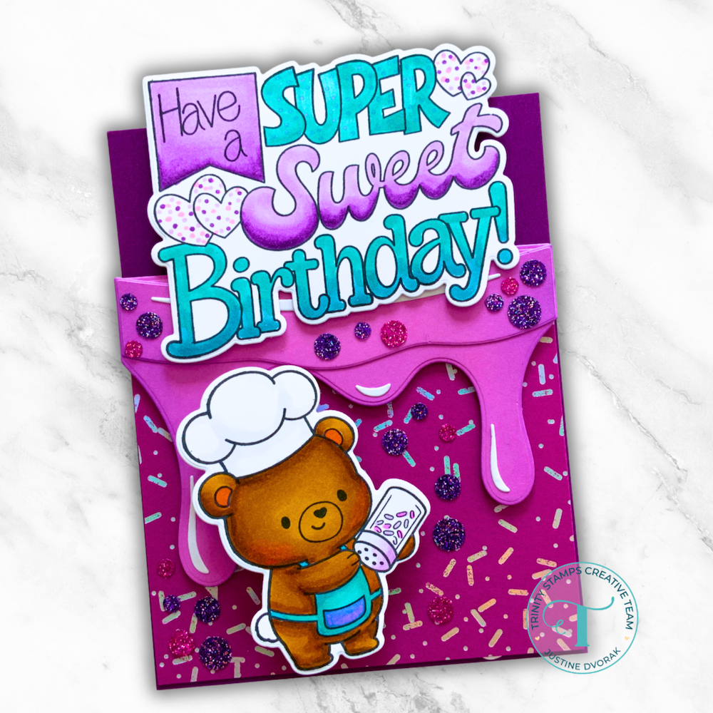 Trinity Stamps Just Add Sprinkles Clear Stamp Set 260612-tps sweet